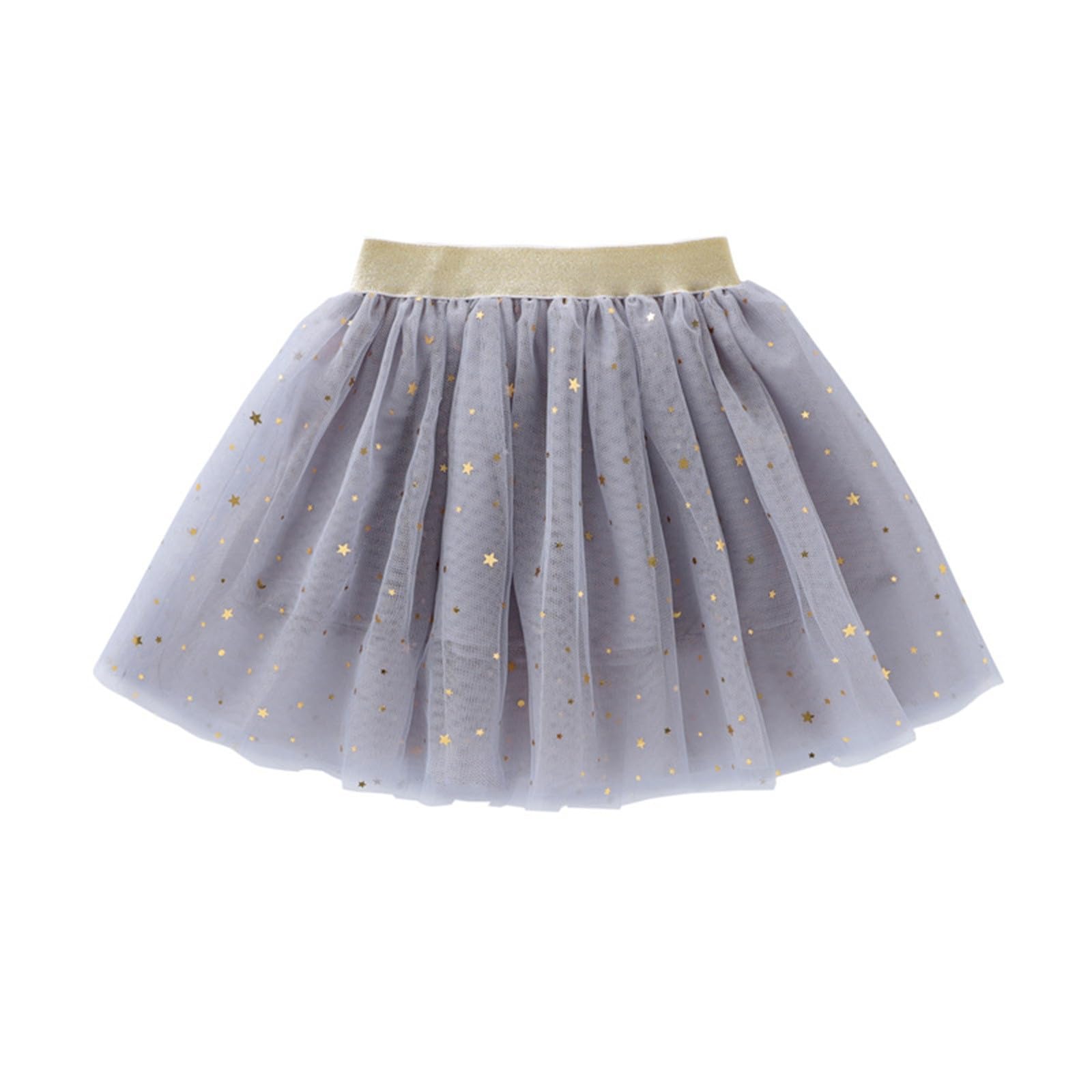 Falda tutú para niños con estampado de estrellas, falda de fiesta para niñas de 1 a 10 años