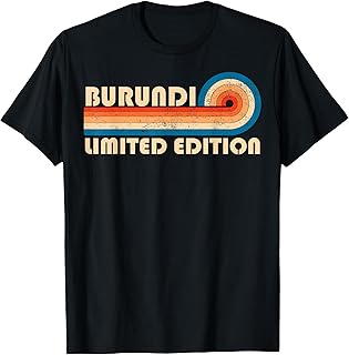 BURUNDI Country Travel Vacation Souvenir T-Shirt