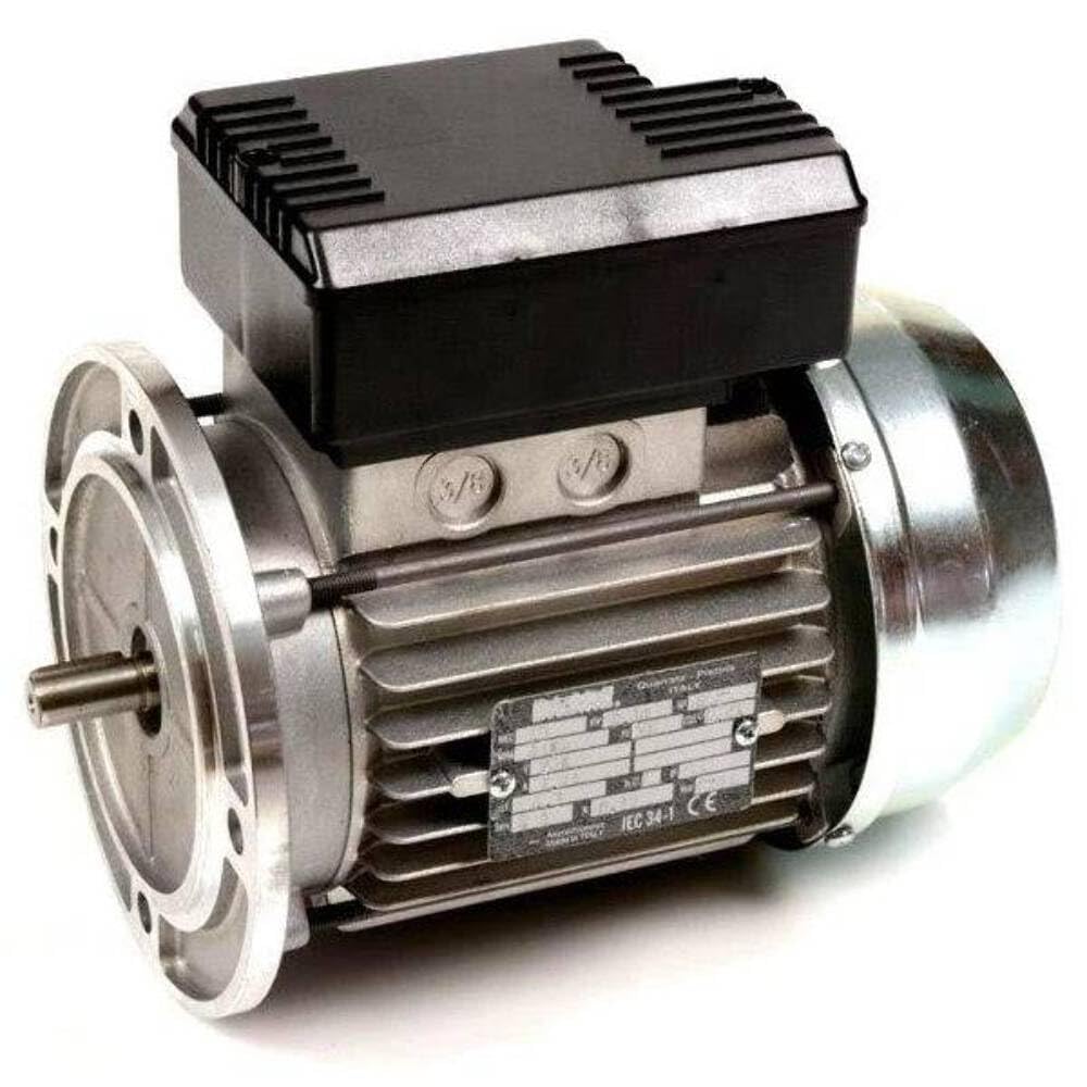 Einphasiger Elektromotor, 0,37 kW (0,5 HP), 4-polig (1400 U/min), Mec 71 B5, 230 V