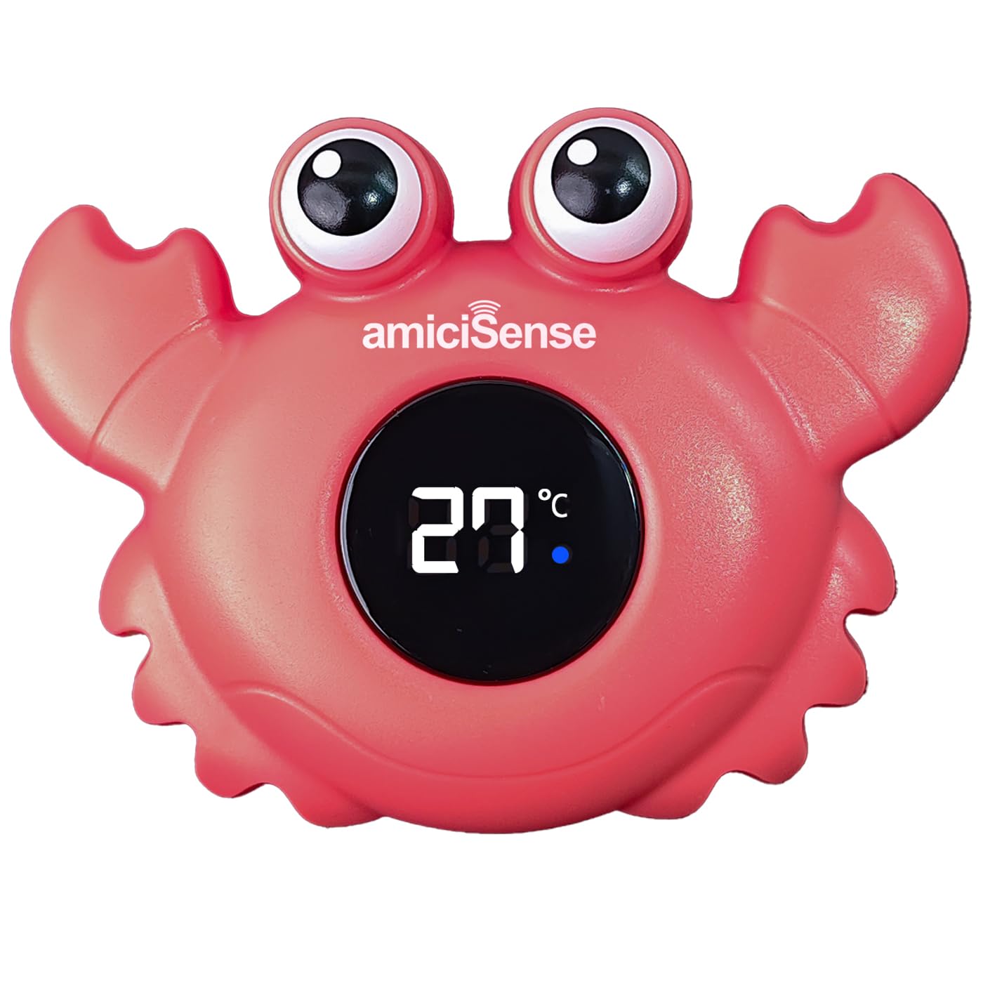 amiciSense Waterproof Baby Bath Temperature Meter, Floating Toy Gift for Toddlers, Baby, Bathtub Thermometer-image-48