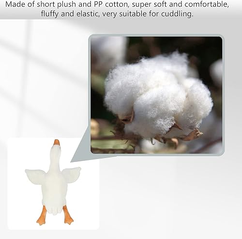 Miniatura 3 de Lindos cojines de peluche de pato, animales de peluche de ganso, juguete de almohada de peluche de ganso, lindo y enorme ganso blanco, almohada de