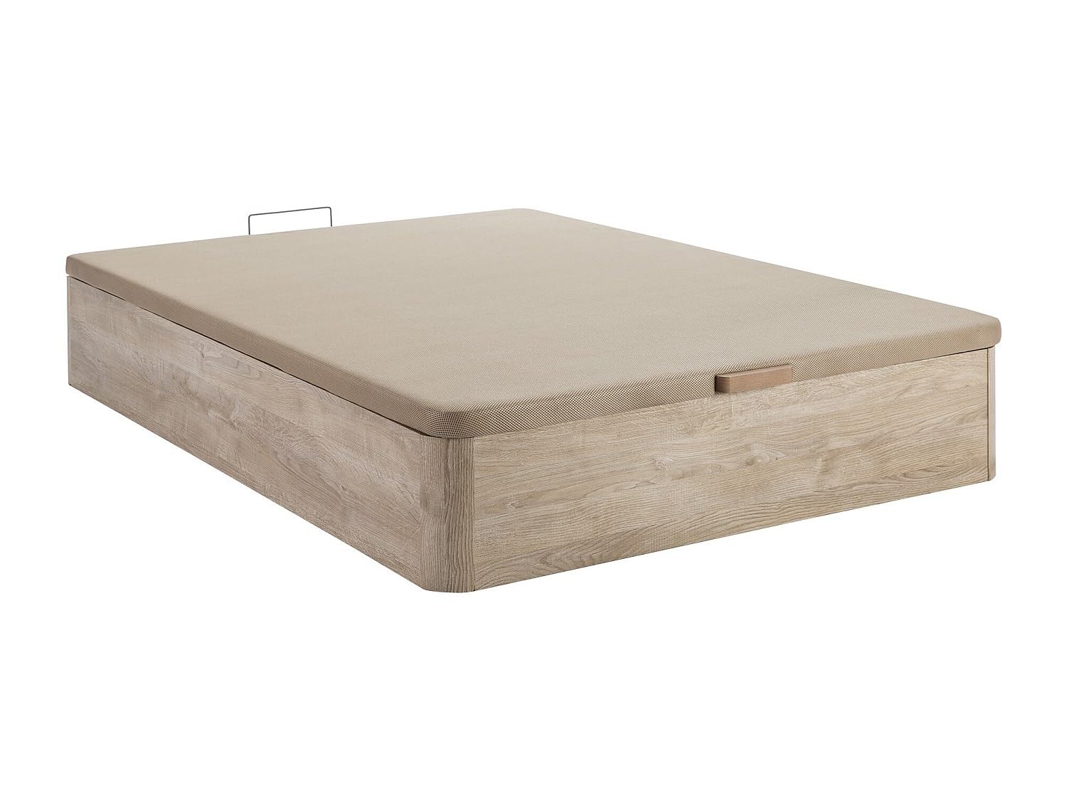 Sommier Coffre HESTIA de DREAMEA Play - Coloris chêne - 160 x 200 cm