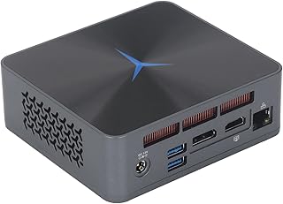 YWBL-WH Mini Industrial Computer Mini PC Mini Desktop Computer for I7 10810U 16G DDR4 512G M.2 SSD 4K Type C USB3.1 WiFi 5 BT5.0 AC100‑240V (UK Plug)