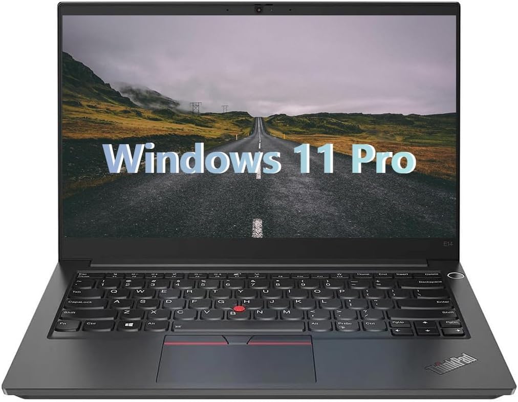 Lenovo ThinkPad E14 Gen 2 Business Laptop Notebook 14" FHD Intel Core i5-1135G7, 16 GB RAM, SSD da 512 GB, tastiera USA, Windows 11 Pro (ricondizionato)