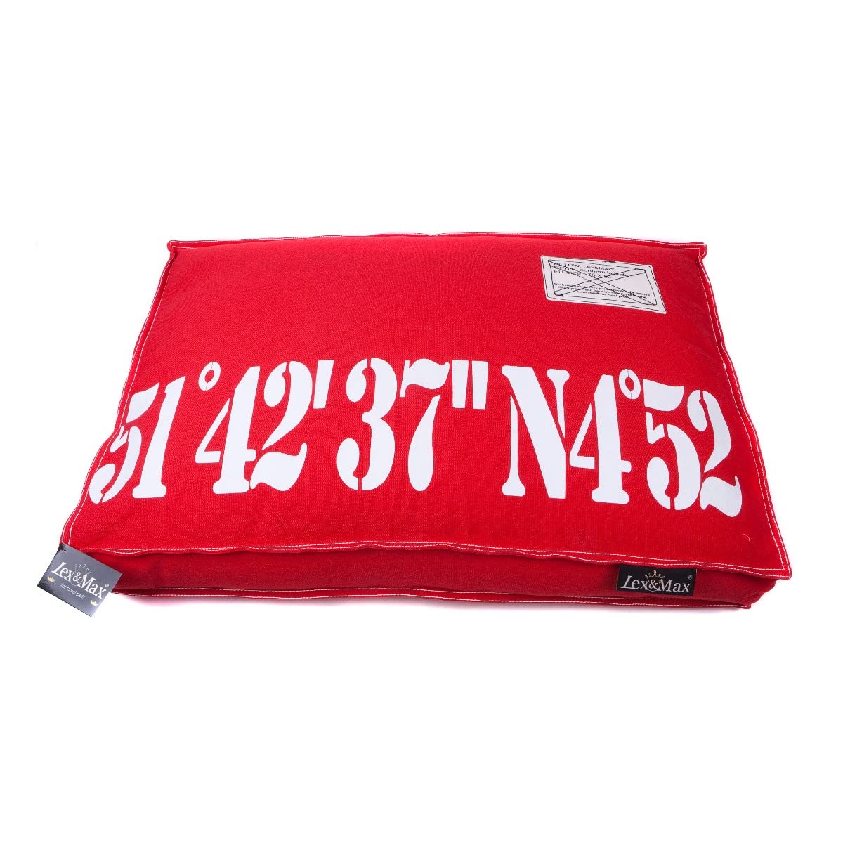 Lex & Max COVER BOXBED NUMBER 51-42 120X80 RED
