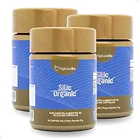 Silício Orgânico Original em Cápsulas (Kit 3 Frascos. 180 cápsulas)