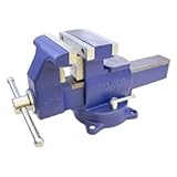 Yost Vises 880-D2 Reversible Combination Vise System &vert; 8 Inch Jaw Width Heavy-Duty Utility Pipe and Bench Vise &vert;Jaw Opens 12&period;5 Inches when Reversed &vert; Swivel Base &vert; Made with Ductile Iron Castings