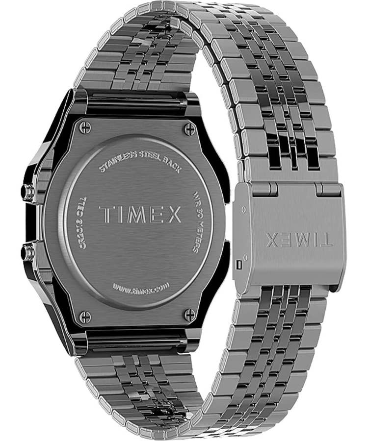 Image of TIMEX 80 Tonneau 34mm Grey Dial Digital Unisex Watch - TW2R79300UJ