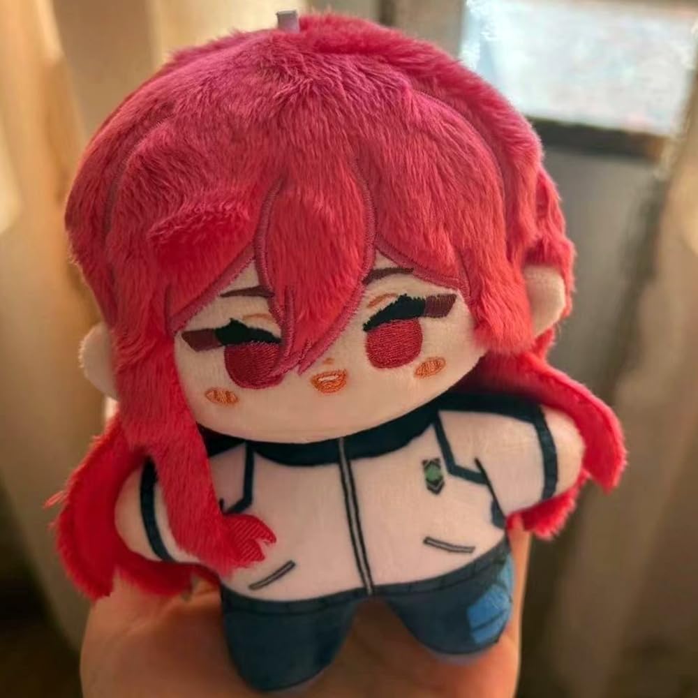 Zhongkaihua 12CM Chigiri Hyoma Plush Figure Plush Pillow Anime PP Cotton Cushion Soft Stuffed Furry Car Bag Home Decoration Pendant For Fans