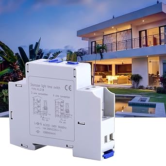 Ubersweet Time Switch, Stable Performance Corridor Switch Practical Durable for Stairs Lamp for Home Kitchen for Advertisement Lamp Box