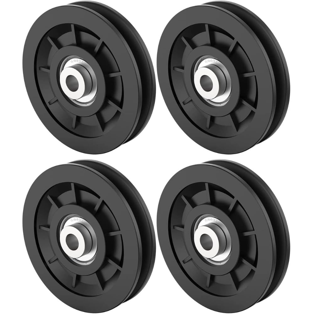 Red Hate ABS Plastic Gym Pulley 4 inch with inbuilt Bearing and Bush-Heavy Duty Wheel Cable Gym Fitness Equipment Replacement 4 Pcs (B0CZ6N9634) Amazon Price History, Amazon Price Tracker