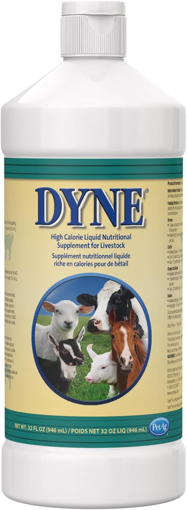 Dyne High Calorie Liquid for Livestock, 950ml