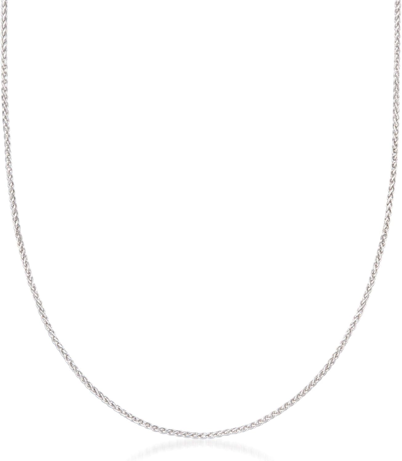 Ross-Simons Italian 1mm Sterling Silver Adjustable Wheat-Chain Necklace