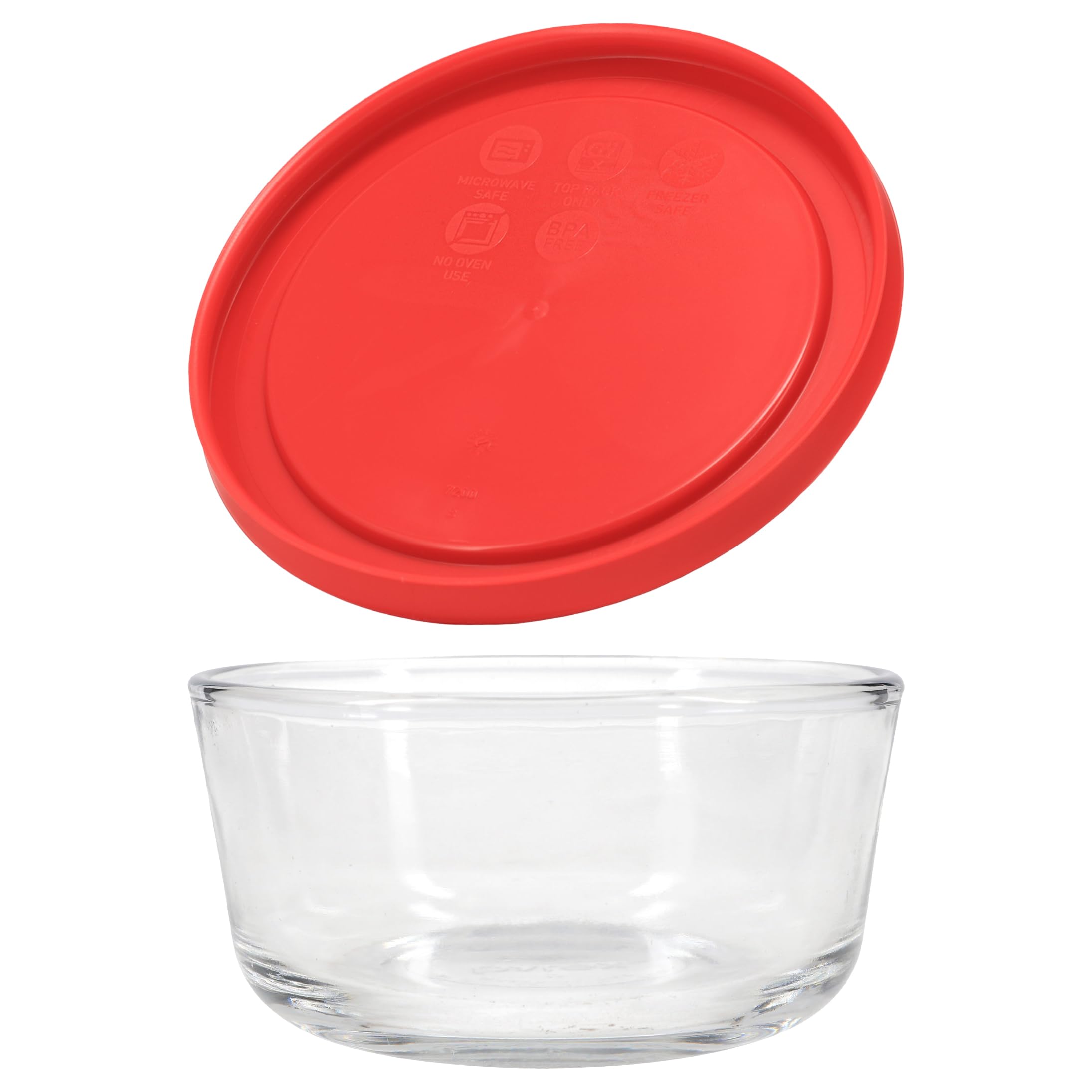 Amazon｜Pyrex 2カップ ガラス製 食品ストレージセット 蓋付き 12