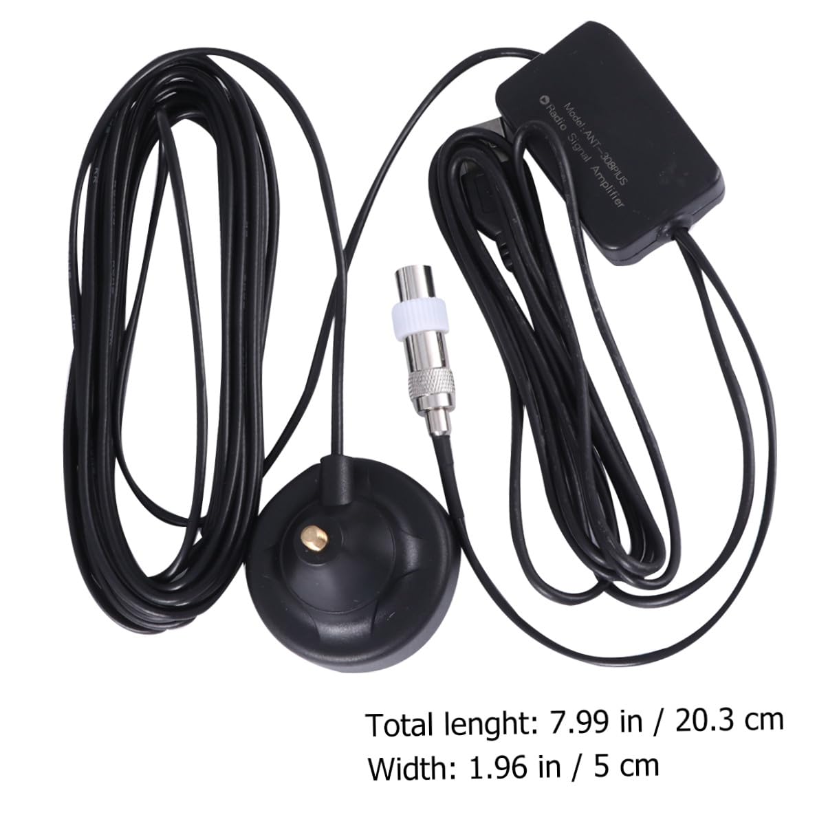 HOMSFOU Antena De Radio para De Señal para Radio Fabricada Metal y Plástico