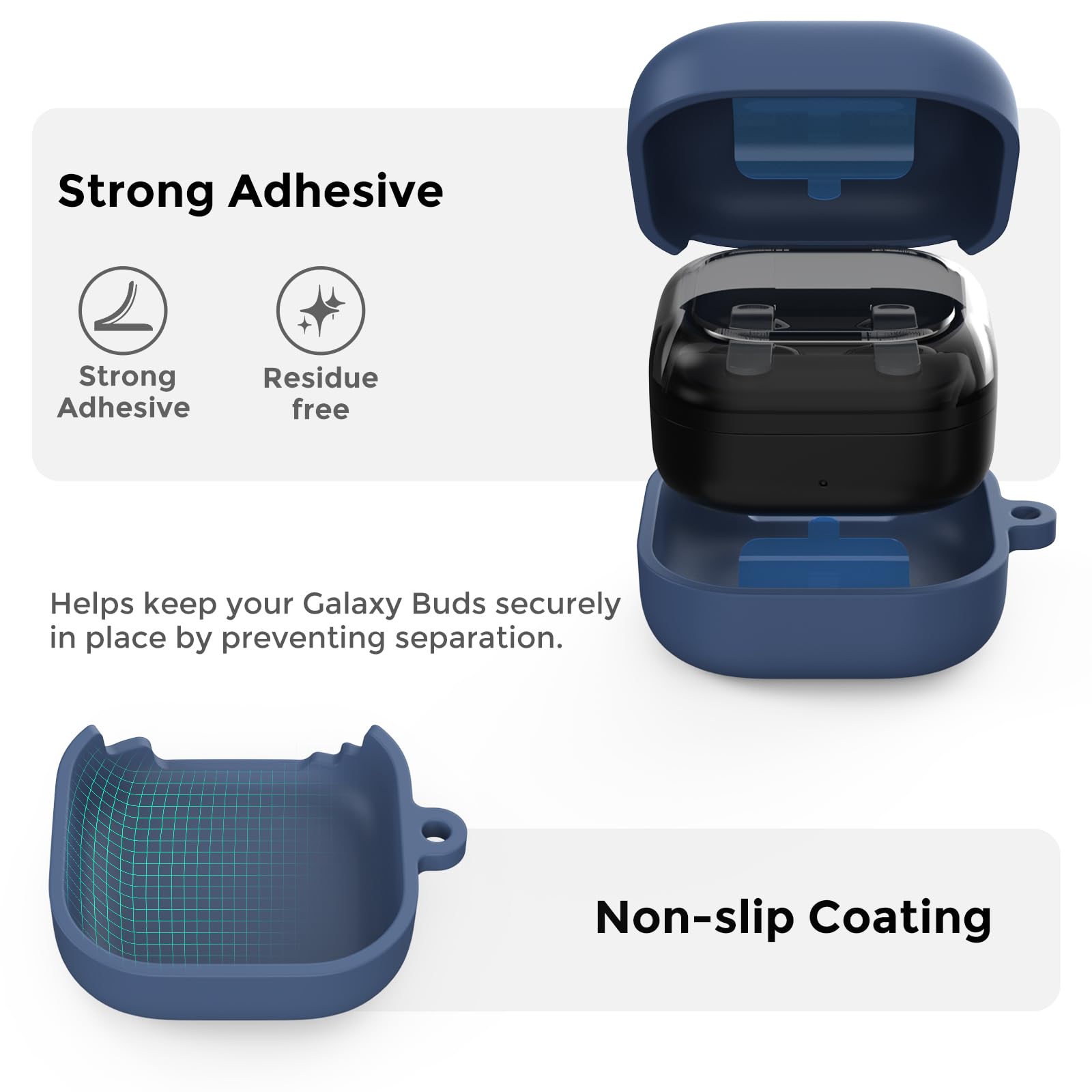AhaStyle Coque Samsung Galaxy Buds4 Pro (2026) Silicone Étui Protection Anti-Rayures Charge sans Fil