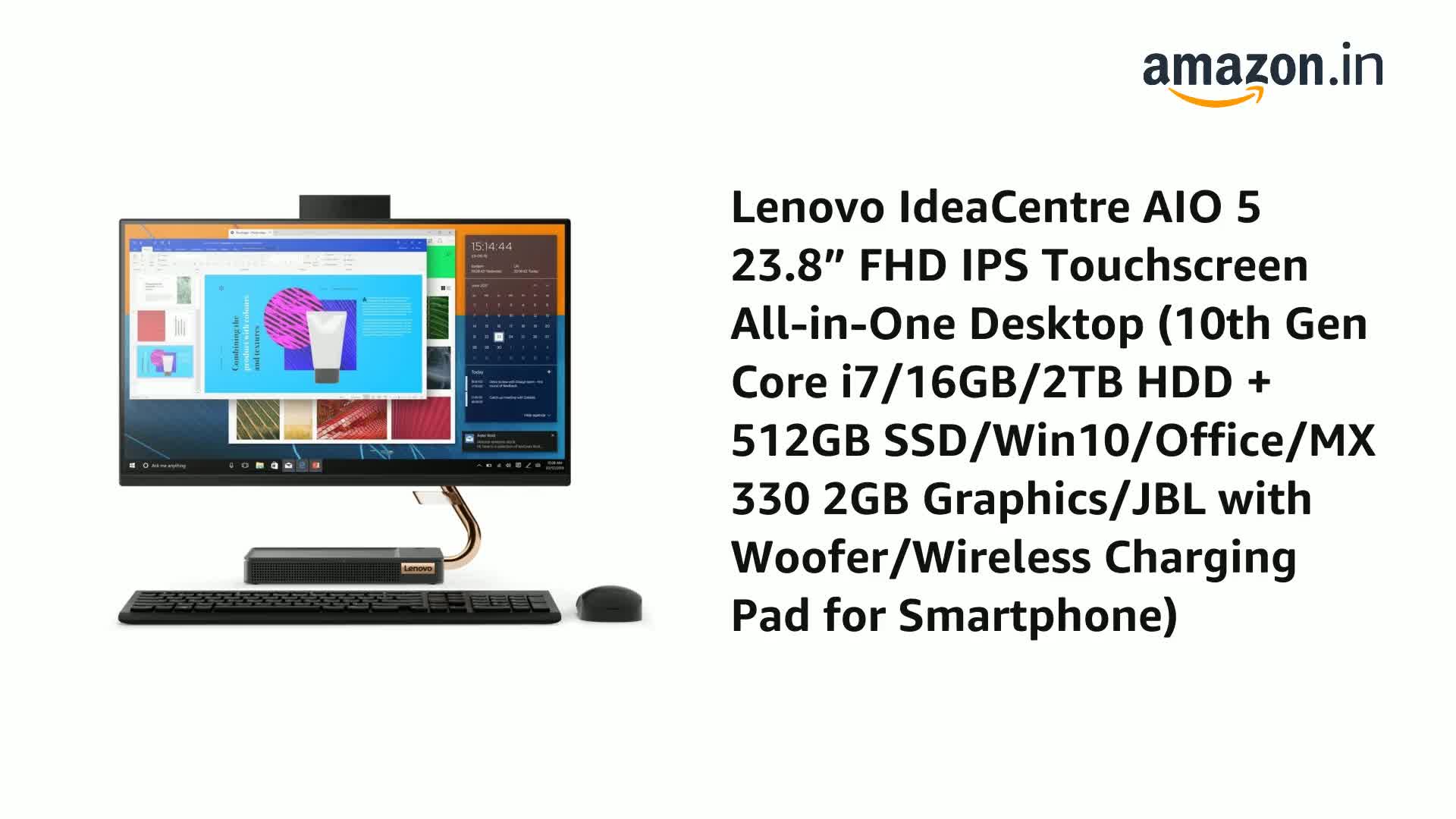 Lenovo IdeaCentre AIO 3 24IMB05 オールインワン Lenovo IdeaCentre AIO 3 Core i3 (8 GB DDR4/Windows 11 Home/23.8