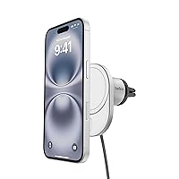 Belkin BoostCharge Pro Caricabatteria da Auto Wireless Magnetico con Qi2 da 15W