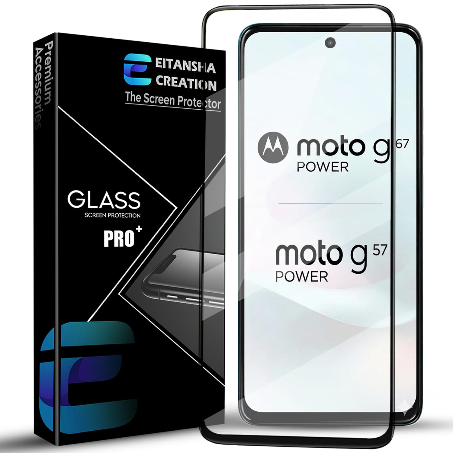 Tempered Glass Screen Protector Compatible for Moto G67 Power and Moto G57 Power with Edge-to-Edge Coverage and Easy Installation Kit-image-25