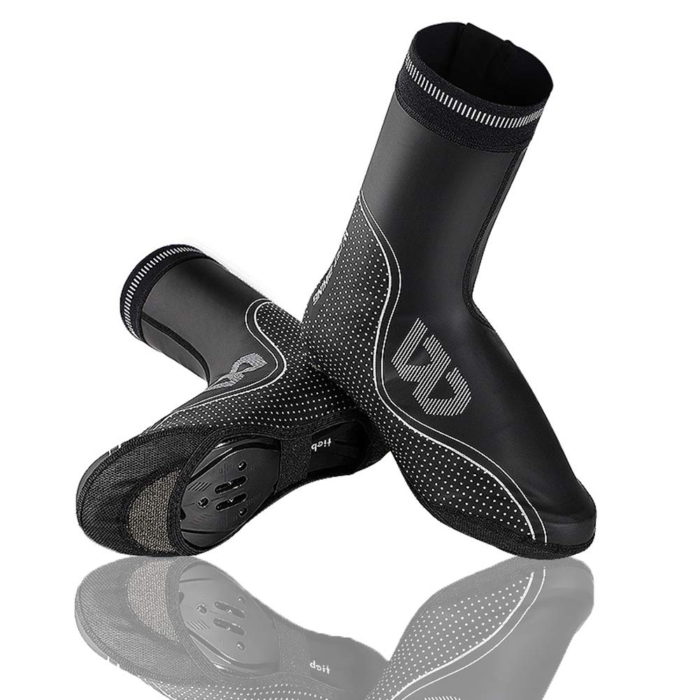 Couvre-Chaussures de Cyclisme pour Hommes Femmes, Couvre-Chaussures de vélo, Couvre-Chaussures de vélo Coupe-Vent d'hiver Couvre-Chaussures de vélo réfléchissants imperméables