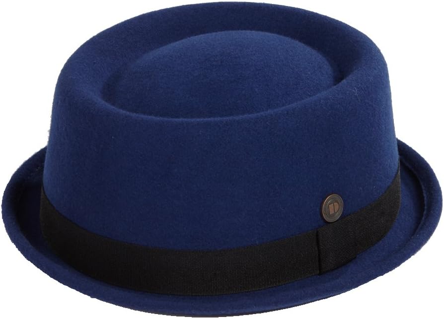 DASMARCA Mens Wool Felt Skimpy Brim Gatsby Rudeboy Pork Pie Porkpie Hat