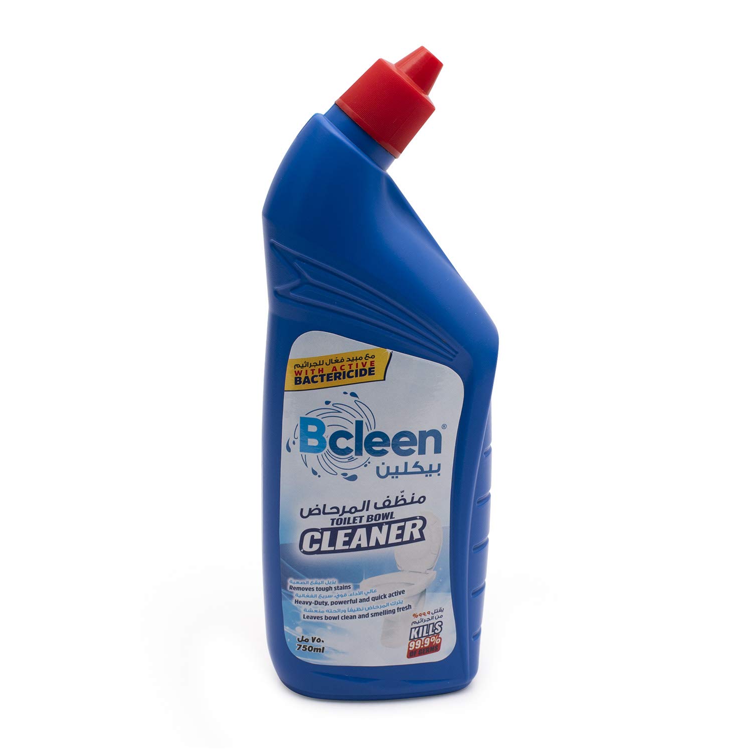Bcleen بيكلين Concentrated Toilet Bowl Cleaner Gel With Active Bactericide, 750 ml Blue ' 750 Units