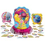 Amscan Trolls The Movie Table Decorating Kit Birthday Party Supplies, 23 pieces