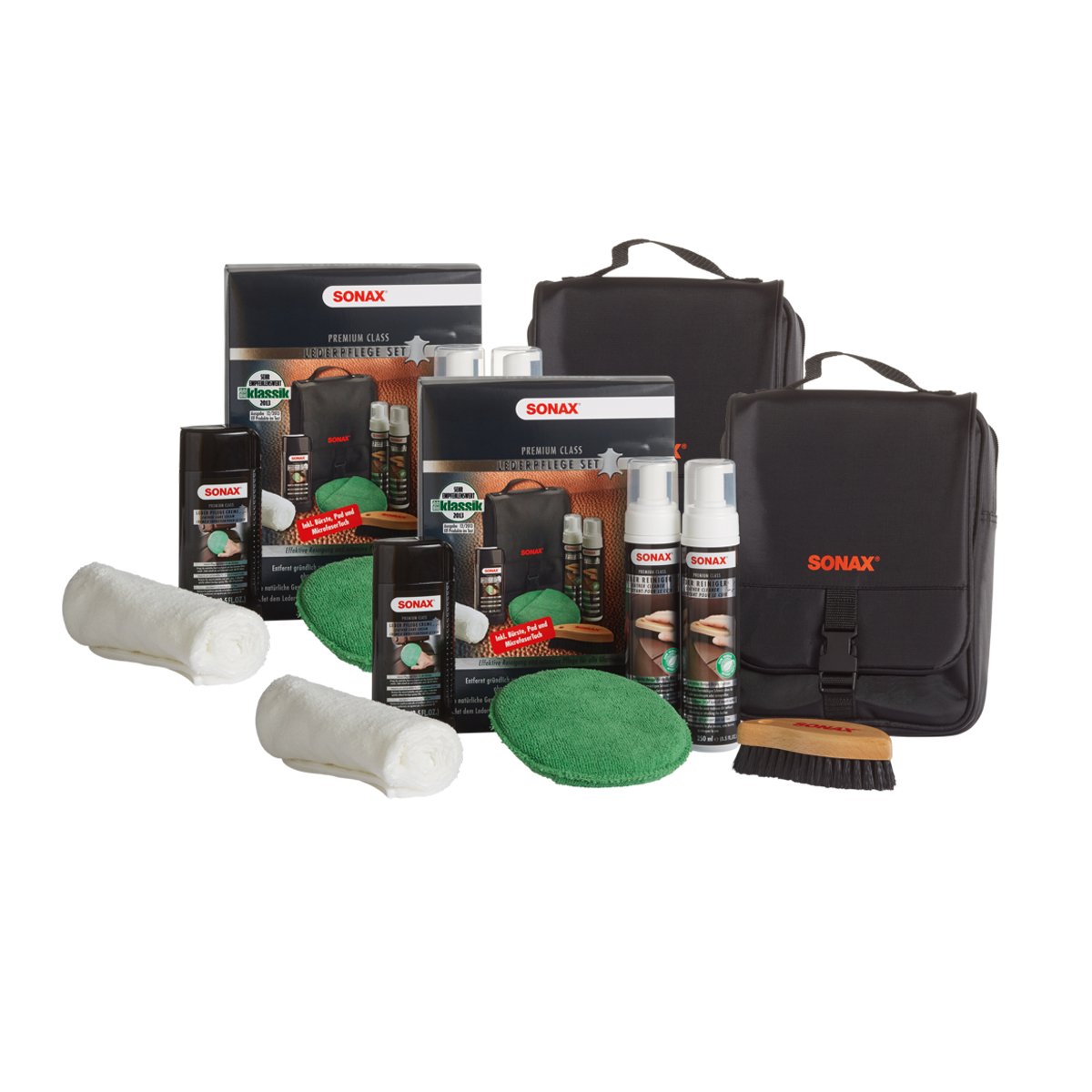 SONAX Lederpflege Set Lederreiniger Leather Care Premium Class 2X