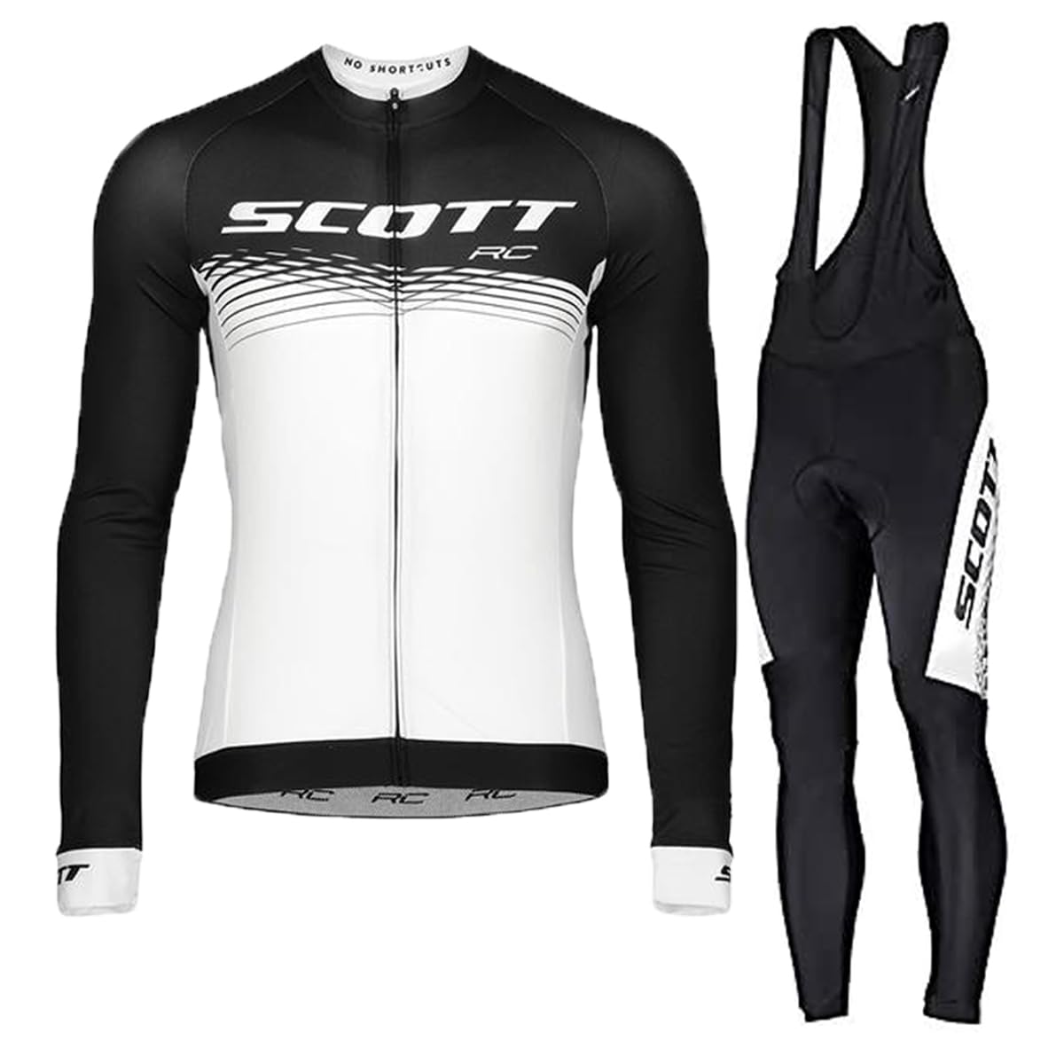 Abbigliamento Ciclismo Uomo Invernale Completo Abbigliamento Ciclismo Bici Pile Maglia Tuta Bicicletta +Pantaloni Imbottiti Con 3D Gel pad Traspirante