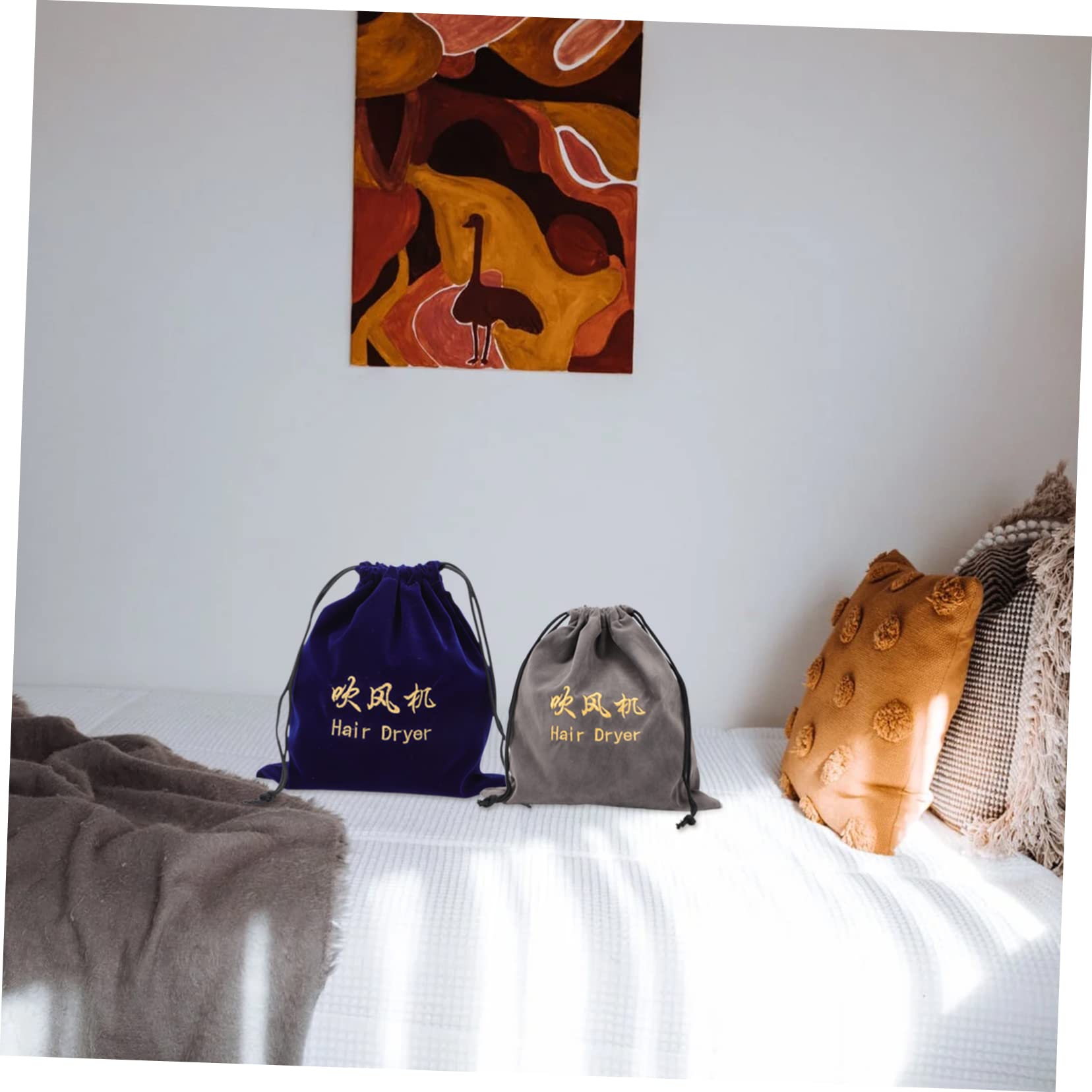 FOMIYES 8stücke Kordelzug Haartrockner Tasche Aufbewahrung Für Haartrockner Und Zubehör Für Badezimmer Und Gästezimmer Staubschutz Und Platzsparend