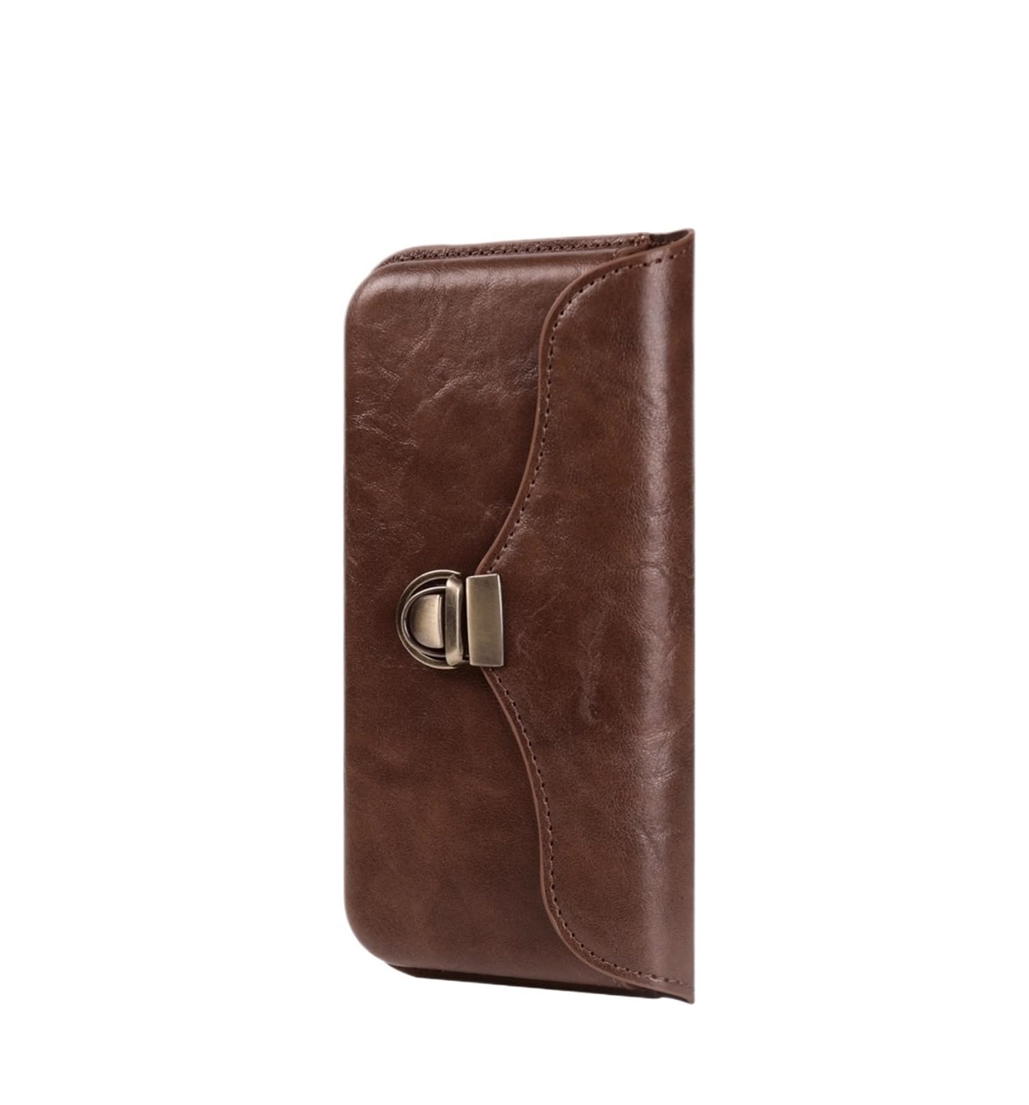 Étui en cuir de qualité supérieure pour téléphone portable 6.1 pouces avec boucle homme