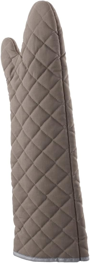 Libertyware 24" Long High Heat Resistant Oven Mitt, White, Cotton, 100% Cotton Fill, Ideal for Hot Pans and Ovens