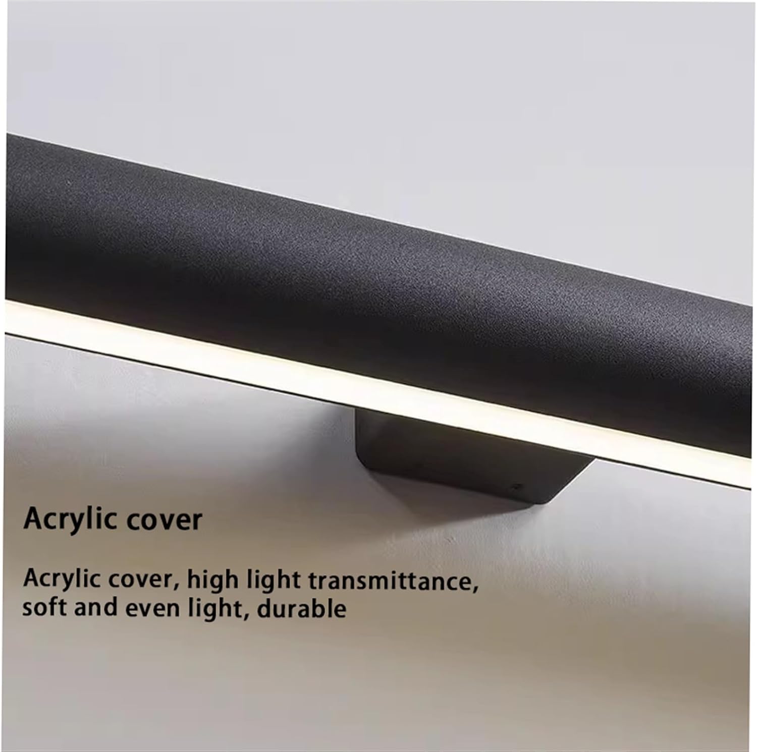 Up and down luminescence Stair Handrails Banister Kit - Double-sided Light LED Handrails for Indoor, Illuminated Handrail Stairs with LED Warm Lighting Systems, Rustic Black Industrial Pipe Railing(Se