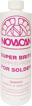 Novacan Super Brite Copper Patina for Solder 16oz.