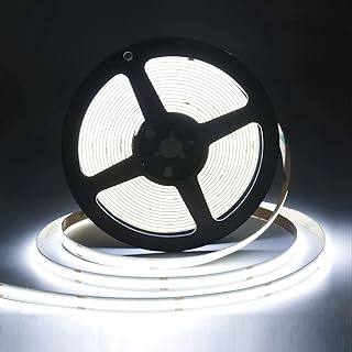 COB LED Strip 5M, Daylight White 6000K LED St...,