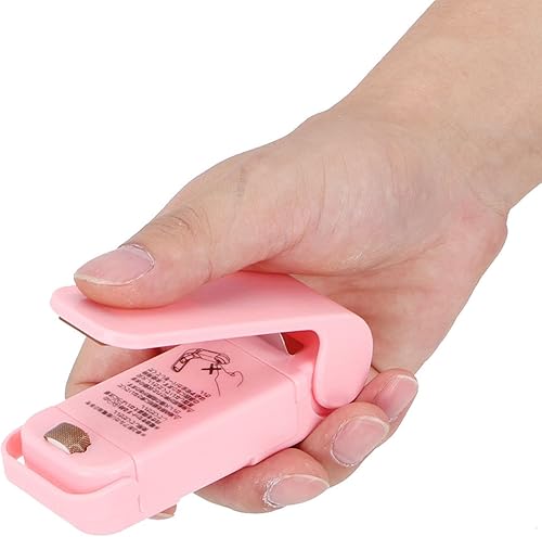 Miniatura 5 de Mini sellador al vacío manual portátil, máquina de sellado de bocadillos de alimentos frescos, mantiene su comida fresca durante más tiempo,