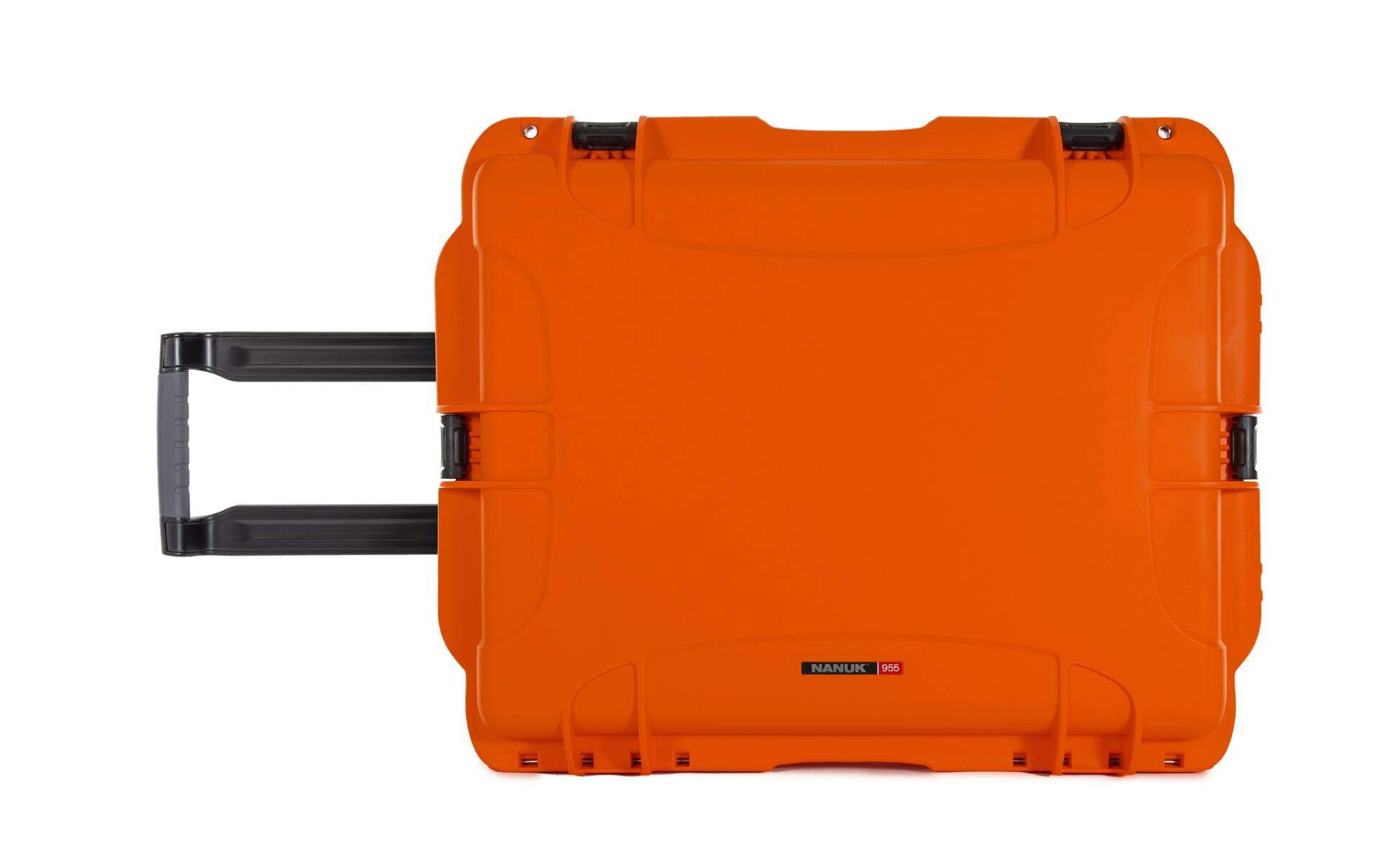 NANUK955 Waterproof Hard Case with Wheels - Empty - Orange