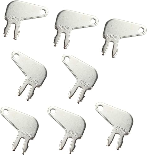 Miniatura 3 de 8PCS 8H5306 8398 Llaves de equipo pesado Llave de desconexión de batería maestra compatible con Caterpillar y encendidos antiguos