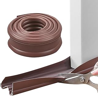 Door Bottom Seal Strip,Door Draft Stopper,Door Bottom Sweeps Door Draft Blocker,Windproof Draft Door Bottom Seal Cuttable Noise Reducing Strip Keep Out Noise Dust Wind Sand