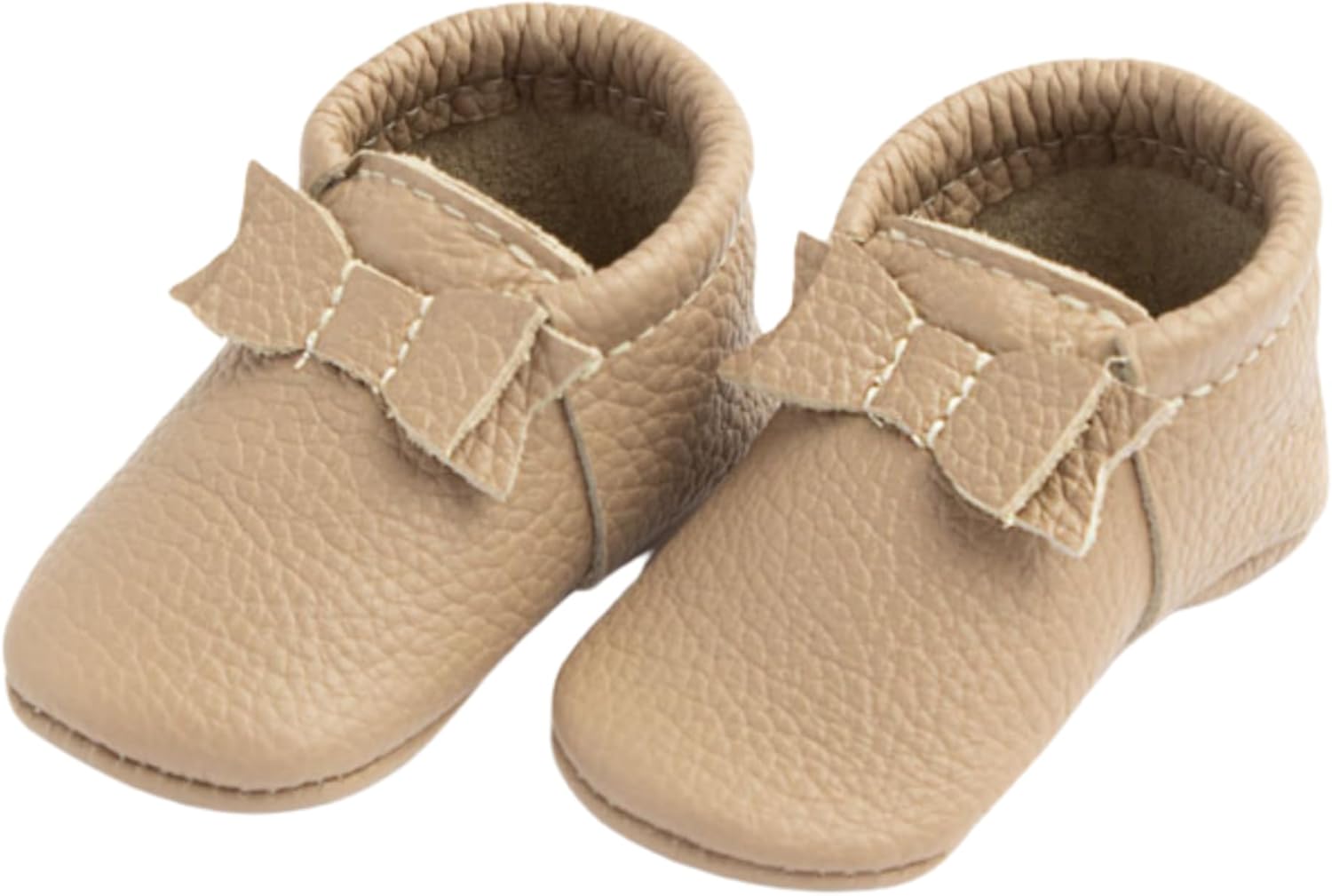 Freshly Picked Infant Girls Bow Moccasins - Soft Sole