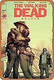 Zuhhgii Tin Sign 8x12 Inches, Walking Dead Deluxe #3 Comics Art, Metal Wall Decor, Retro Style, 7.87 * 11.81 Inches, Wall Home Bar Club Decor