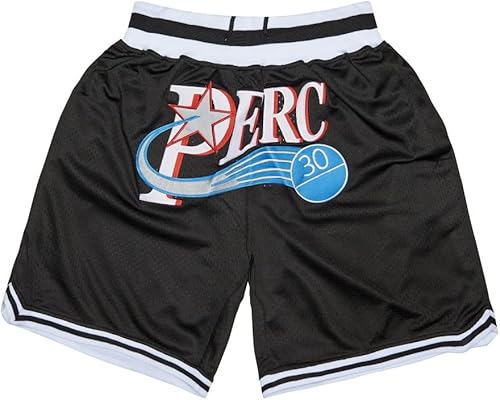 Miniatura 2 de PERC30 Pantalones cortos de baloncesto #30 Perc O'Cet para hombre con costuras S-XXL