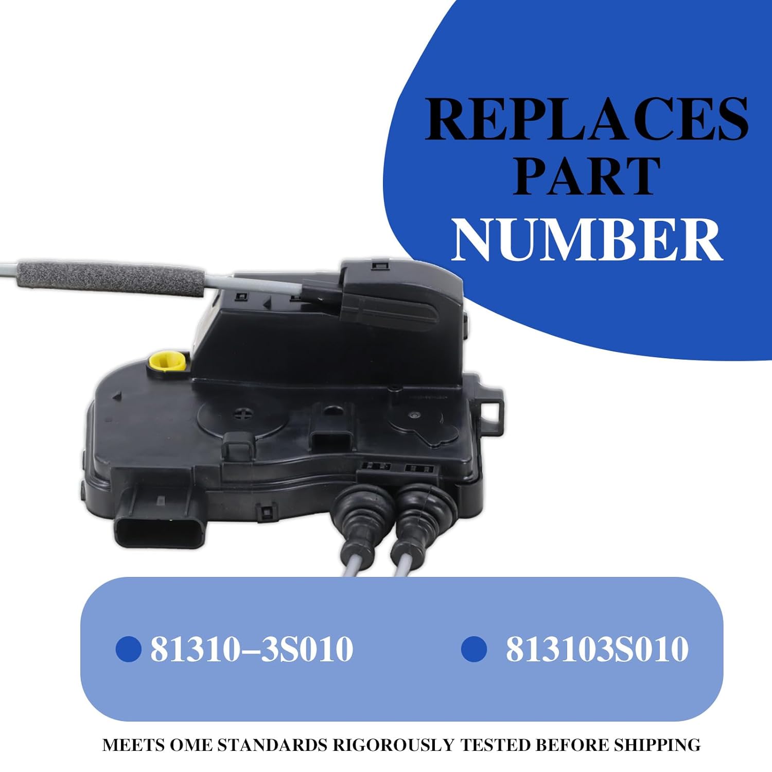 Door Lock Actuator Front Left Driver Side Compatible with 2011-2015 Hyundai Sonata 2.0L 2.4L L4, Door Latch Replacement 81310-3S010 813103S010