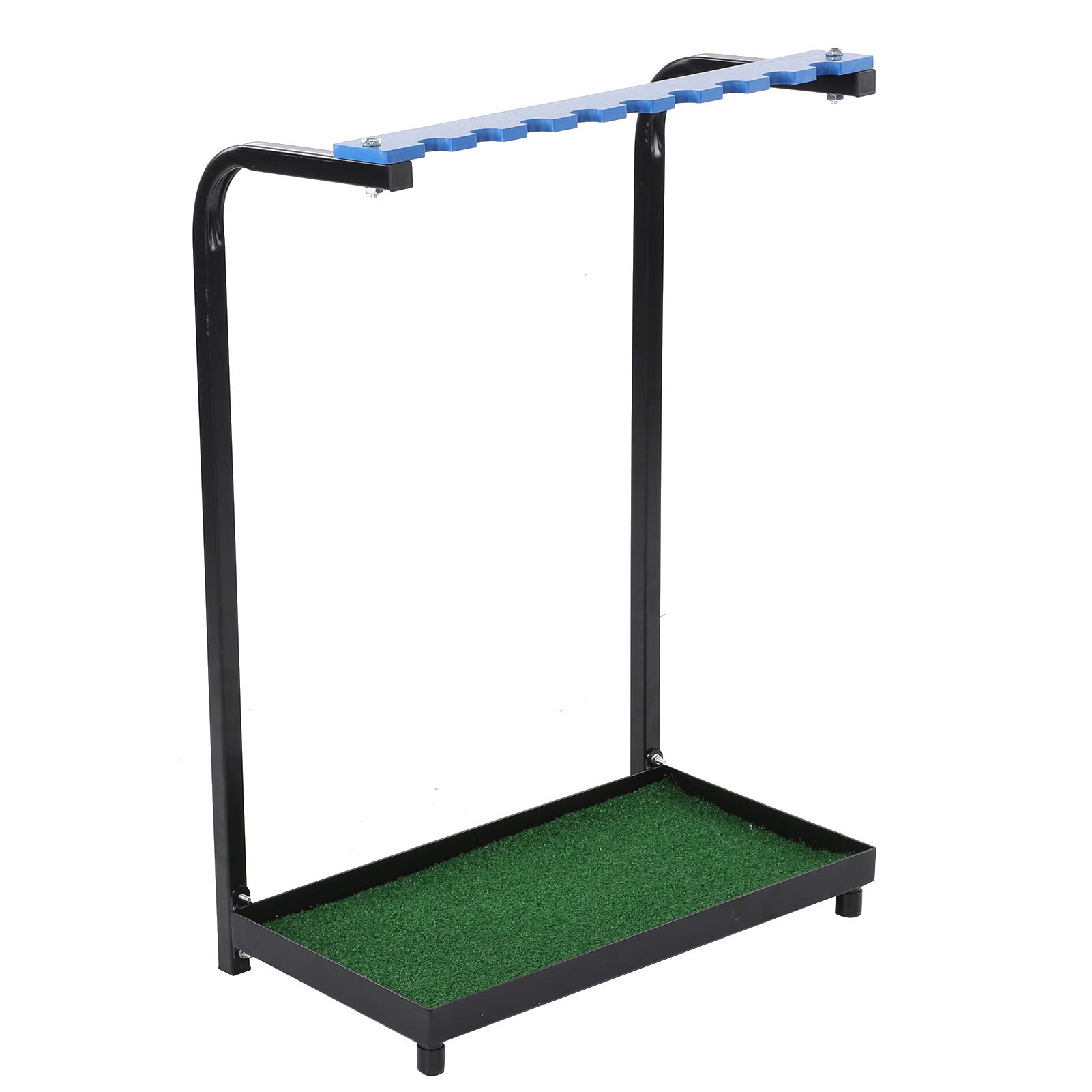 Supporto per Mazza da, Supporto per Rack di Stoccaggio in Acciaio per Mazze da a 9 Fori Supporto per Mazze da Supporto per Espositore per Putter da Forniture per Attrezzi da