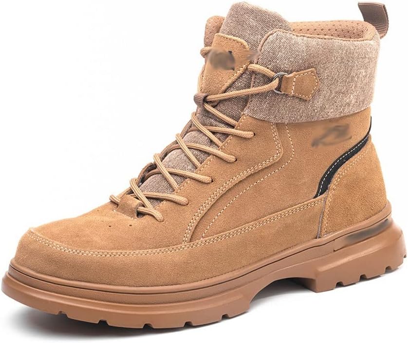 SMACKO Boots For Men Steel Toe Safety Work Boots Men Indestructible Shoes Male High Top Work