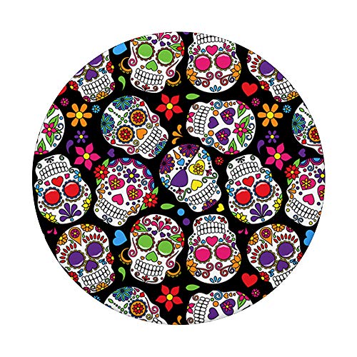 Sugar Skull Day Of The Dead Colorful Flower Halloween Popsockets Swappable Popgrip #TOP2