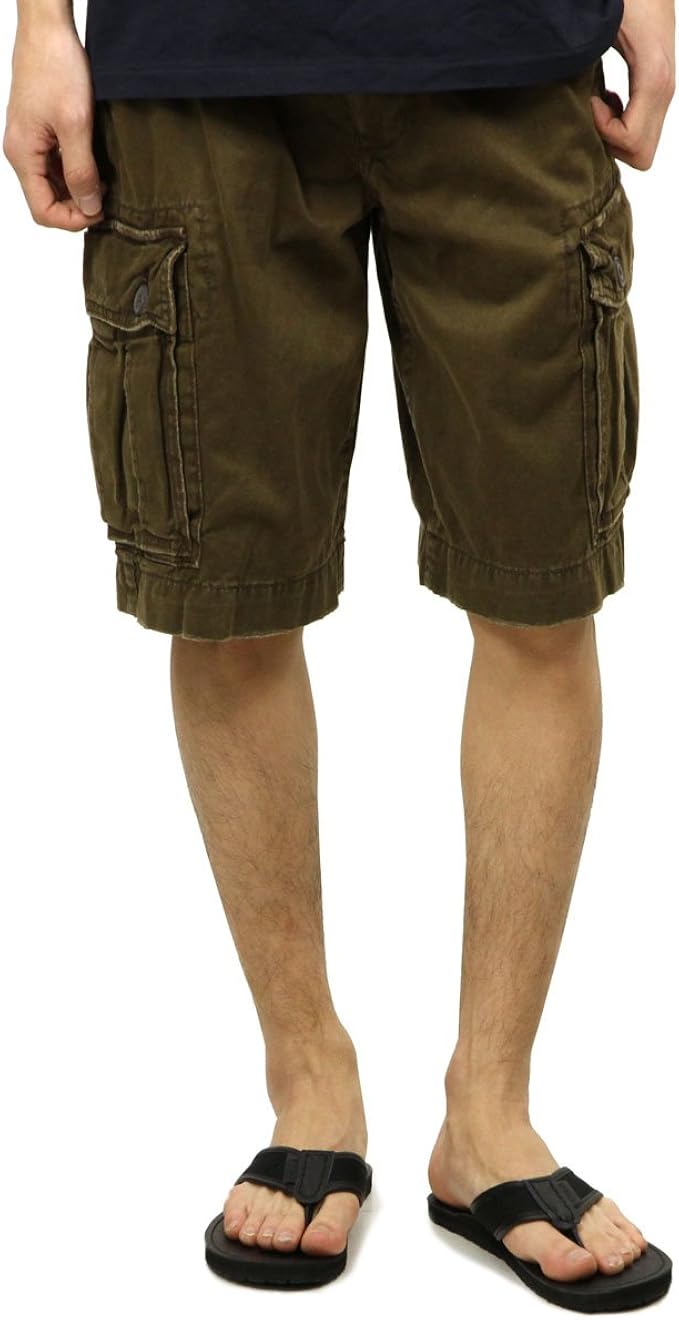 Amazon アメリカンイーグル American Eagle 正規品 メンズ ショートパンツ ブラウン W33 並行輸入品 コード 6 並行輸入品 ショートパンツ 通販