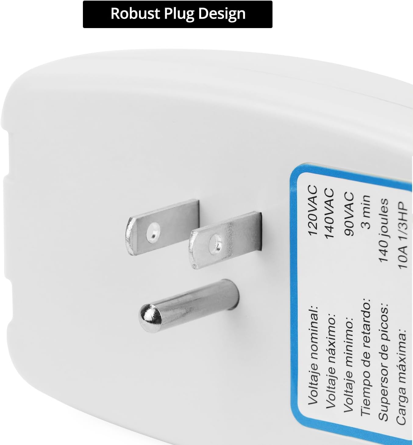 QWORK Voltage Protector 2-Pack for Major Appliances, 120V 1400W, Surge & Voltage Fluctuation Protection for Air Conditioners, TV/PC, Freezers - Image 8