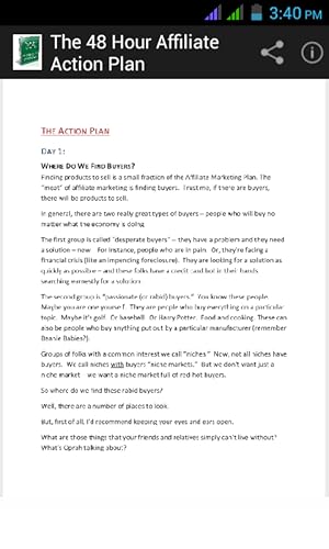 The 48 Hour Affiliate Action Plan