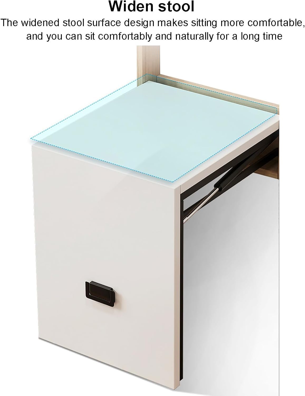 Silla de Ducha, Taburete de baño, banqueta para la Ducha, Asiento De Ducha Montado En La Pared, Adulto Asiento de Ducha Abatible Plegable, Taburete de Ducha para Mayores, Capacidad 150 kg (3)